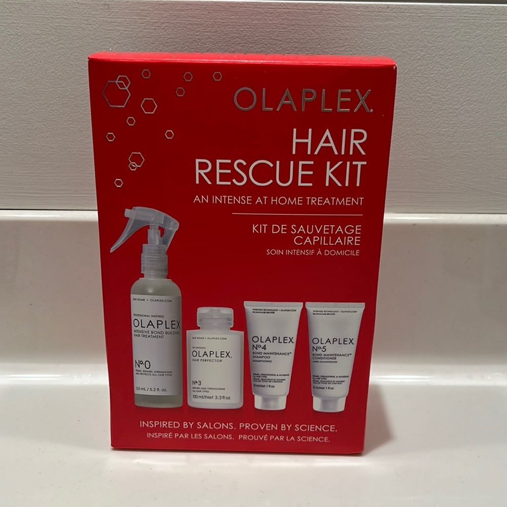 OLAPLEX Hair Rescue Kit.  An intense at home treatment. NEW IN BOX WITH SEAL!